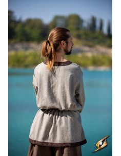 Medieval tunic for men model Fimbul, grey 2