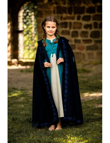 Wool cape for children, with hand...