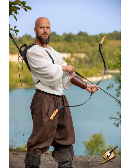 Medieval archer bracelet in leather,...