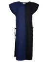 Medieval tabard model Gilbert, blue-black color