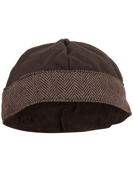Medieval cotton cap model Gilli, dark...