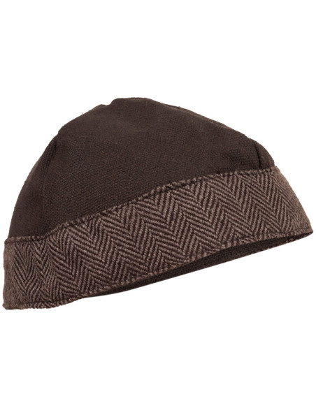 Medieval cotton cap model Gilli, dark...