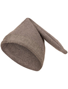 Medieval wool hat model Toki, gray