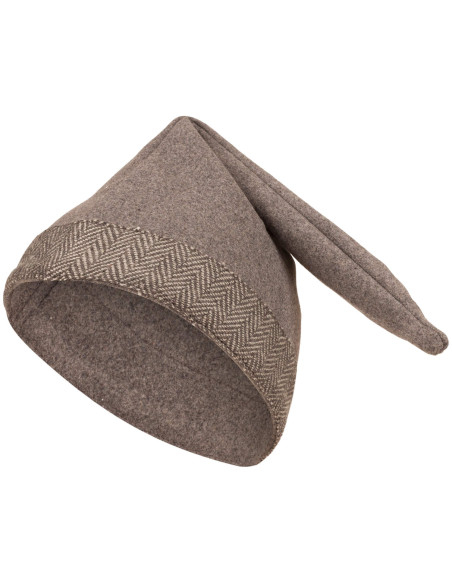 Medieval wool hat model Toki, gray