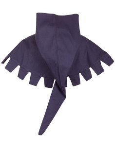 Medieval canvas gugel model Thilo, blue 2