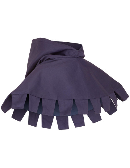 Medieval canvas gugel model Thilo, blue