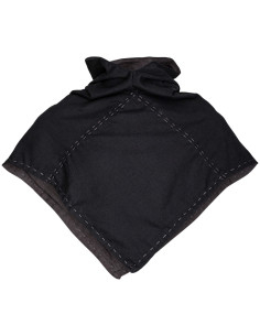 Medieval gugel cotton model Halaif, black 2