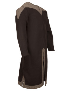 Viking tunic for men in cotton model Norgaard, brown 2