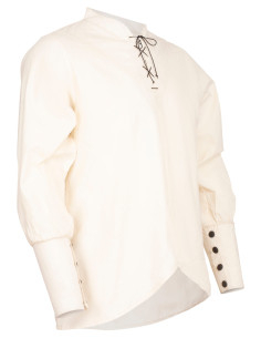 Medieval shirt for men model Arantir, natural color