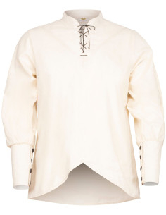 Medieval shirt for men model Arantir, natural color 2