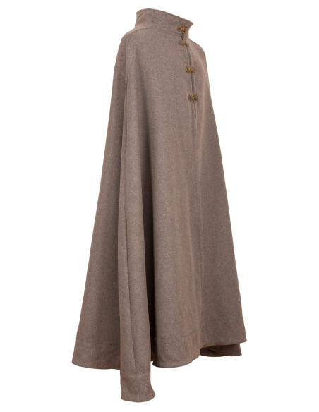 Medieval wool cloak model Ceres, gray