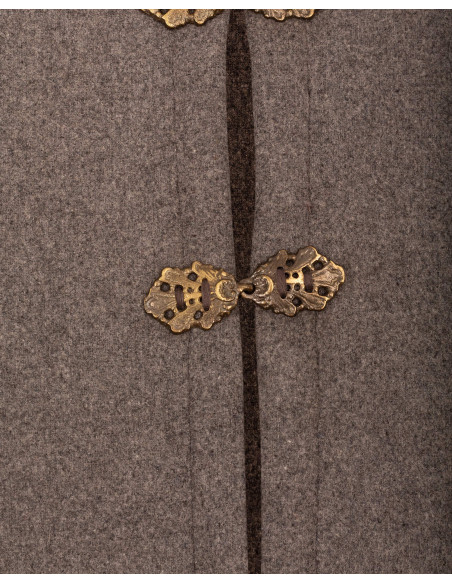 Medieval wool cloak model Ceres, gray