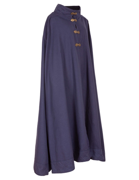 Medieval cotton cape model Ceres, blue
