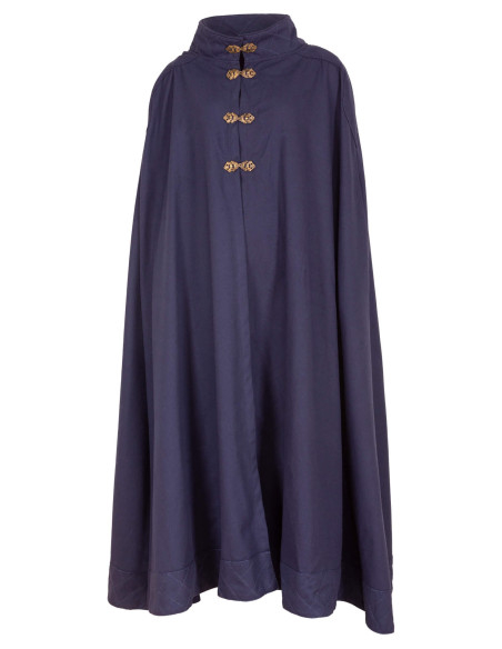 Medieval cotton cape model Ceres, blue