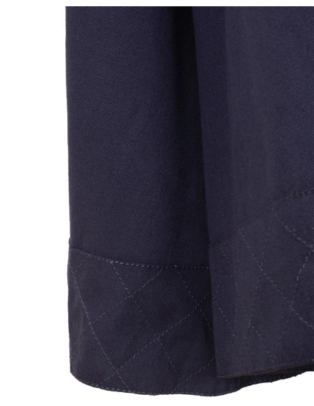 Medieval cotton cape model Ceres, blue