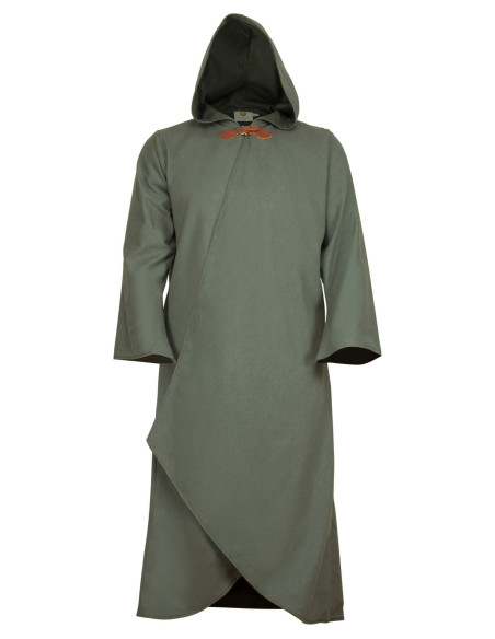 Medieval cotton coat model Faelyn, green