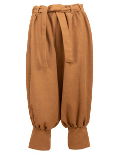 Medieval wool pants model Offnir, color sand