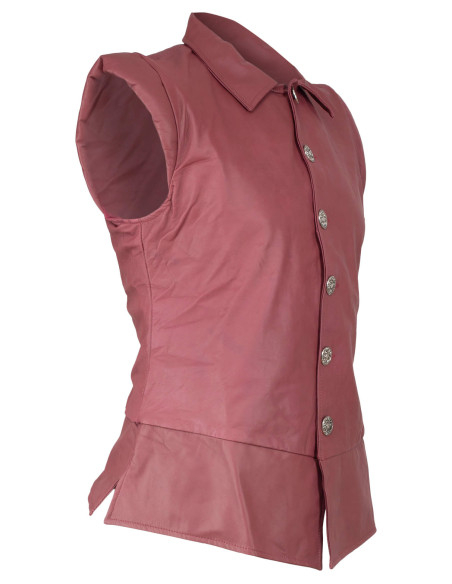 Medieval leather jerkin model Tilly,...