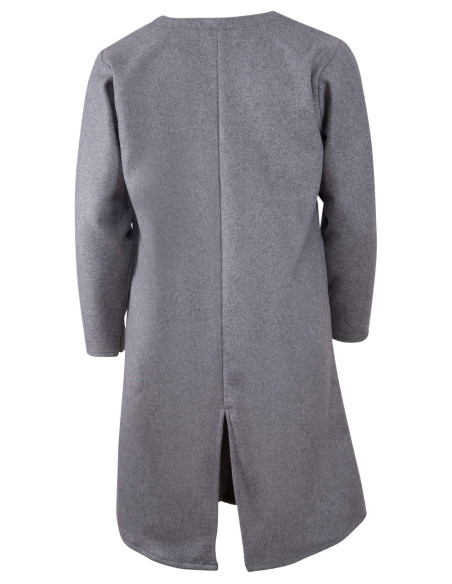 Medieval wool tunic model Sigeric, gray