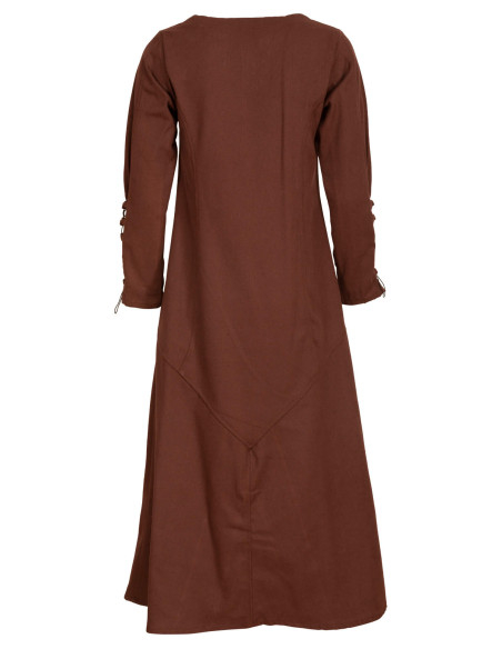 Long medieval tunic in cotton model...