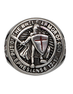 Templar warrior ring in metal, various sizes