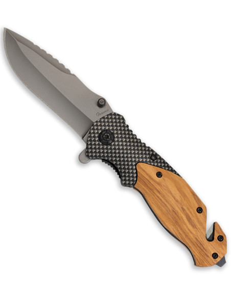 Cobra Tactical Rescue Knife Zebra...