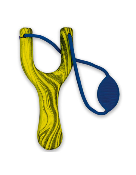 Tole 10 slingshot made of yellow wood...