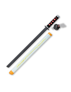 Wooden Wakizashi by Tole10, white sheath