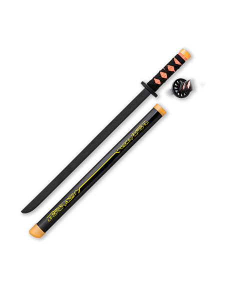 Wooden Wakizashi by Tole10, black sheath