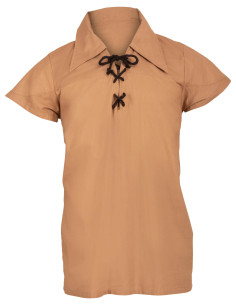 Medieval cotton shirt short sleeve model Sawyer