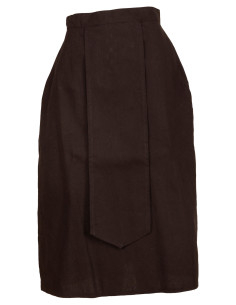 Medieval cotton skirt model Antaris, black color