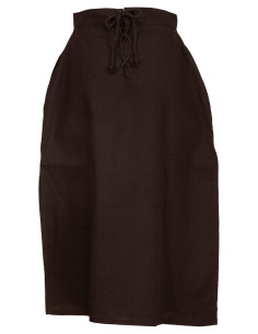 Medieval cotton skirt model Antaris, black color 2