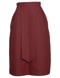 Medieval cotton skirt model Antaris, burgundy color
