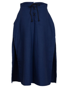 Medieval cotton skirt model Antaris, burgundy color 2