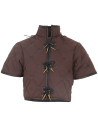 Medieval cotton gambeson model Kovira, brown color