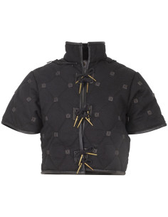 Medieval cotton gambeson model Kovira, black
