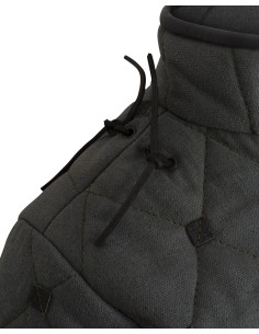 Medieval cotton gambeson model Kovira, black 2