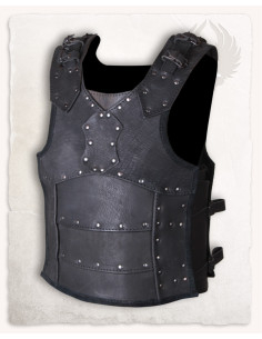 Medieval leather armor model Albrecht, black