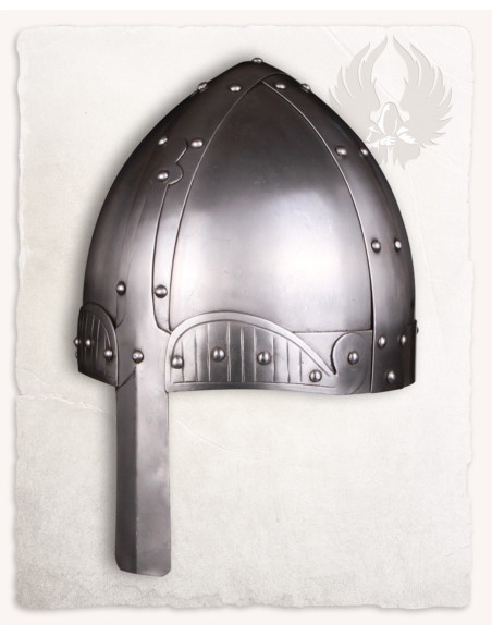 Medieval polished steel helmet model...