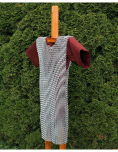 Steel chainmail without sleeves, polished finish (10 mm.) 2