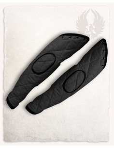 Sleeves for medieval gambeson model Arthur, black