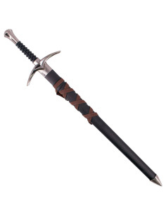 Cadet sword with scabbard, pommel, and nickel guard 2