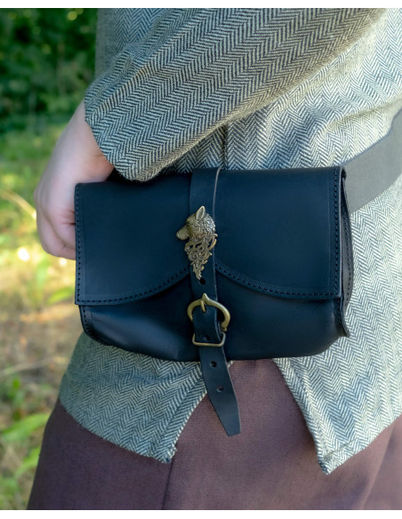 Medieval bag wolf design model Selena