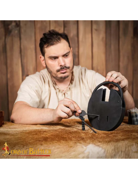 Hand Forged Iron Padlock for Dungeon Hand Forged Iron Padlock for Dungeon