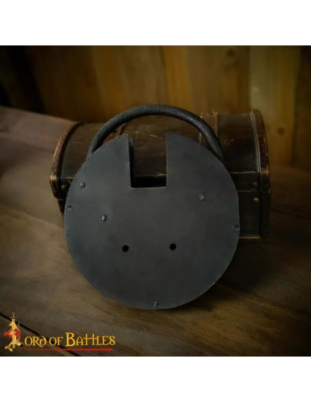 Hand Forged Iron Padlock for Dungeon Hand Forged Iron Padlock for Dungeon