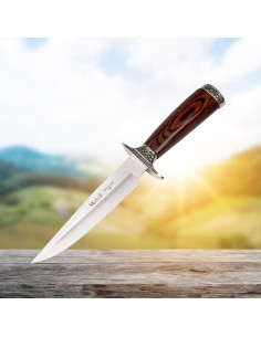 Hunting knife 11633 coral wood by Muela
