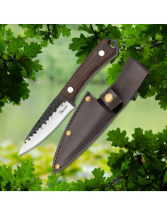 Albainox wenge wood hunting knife (20.70 cm.)
