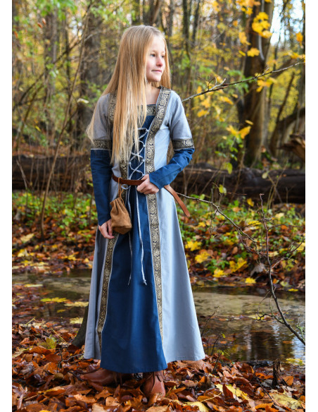 Medieval Dress for Girls Leonor in...