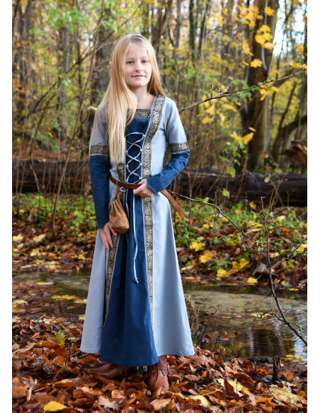 Medieval Dress for Girls Leonor in...
