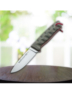 Muela Kodiak sport knife, micarta and desert Kydex sheath